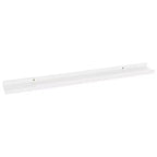 Étagère murale en MDF blanc très brillant - lot de 4