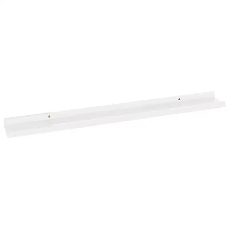 Étagère murale en MDF blanc très brillant - lot de 4
