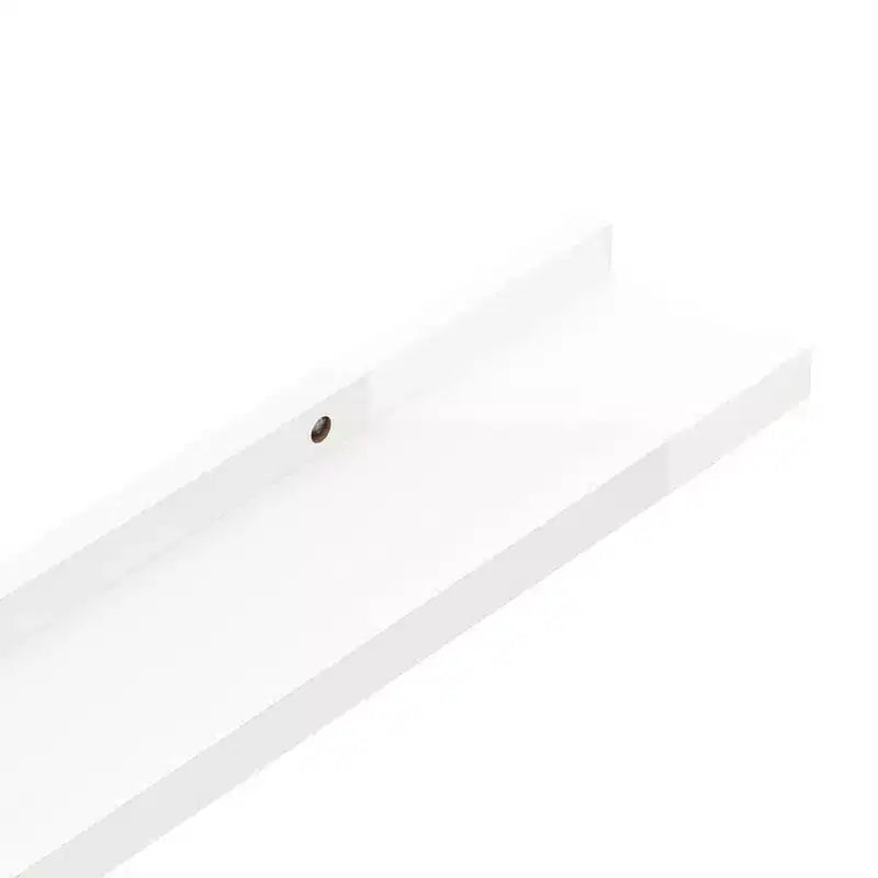 Étagère murale en MDF blanc très brillant - lot de 4