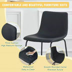 Okak Tabourets de Bar Rétro en Daim, Lot de 2, Tabourets de Comptoir avec Repose-pieds en Fer, Chaises de Cuisine Confortables pour Îlot de Cuisine