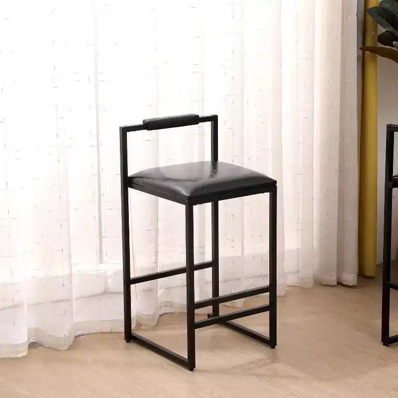 Okak 25 Chaises de bar modernes hauteur comptoir (lot de 2), tabourets de bar avec dossier et repose-pieds, chaises de salle à manger rembourrées pour cuisine