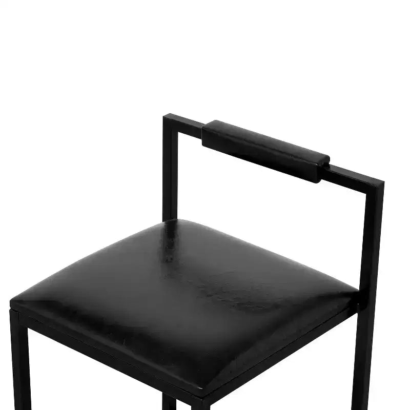 Okak 25 Chaises de bar modernes hauteur comptoir (lot de 2), tabourets de bar avec dossier et repose-pieds, chaises de salle à manger rembourrées pour cuisine