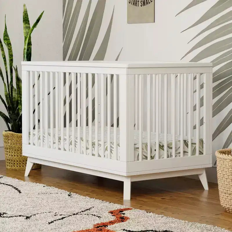 Lit de bébé convertible 3-en-1 Babyletto Scoot avec kit de conversion pour lit de tout-petit