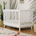 Lit de bébé convertible 3-en-1 Babyletto Scoot avec kit de conversion pour lit de tout-petit