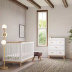 Lit de bébé convertible 3-en-1 Babyletto Scoot avec kit de conversion pour lit de tout-petit