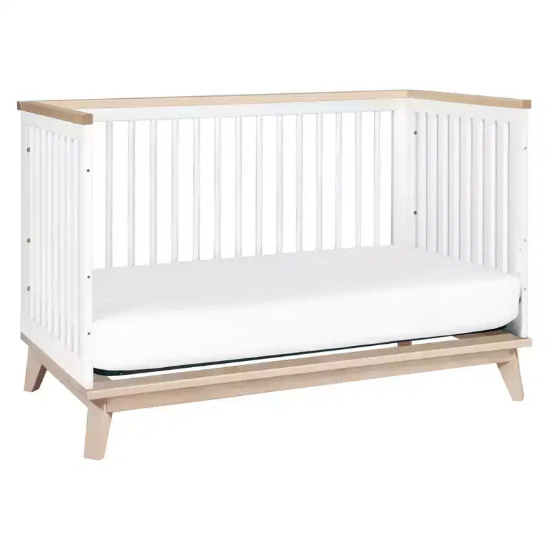 Lit de bébé convertible 3-en-1 Babyletto Scoot avec kit de conversion pour lit de tout-petit