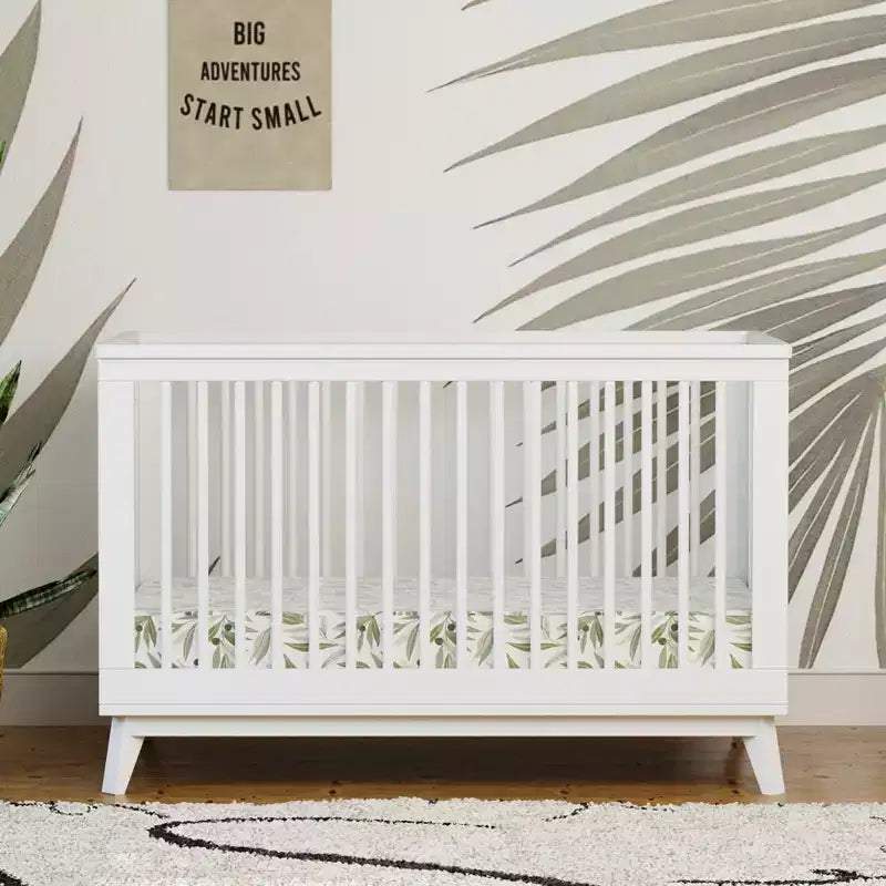 Lit de bébé convertible 3-en-1 Babyletto Scoot avec kit de conversion pour lit de tout-petit