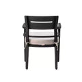 4-Piece Dining Chair Set, Outdoor Patio Dining Chairs, Ergonomic Backrest, Waterproof Cushions, Tapered Leg Design, Ideal for Gardens