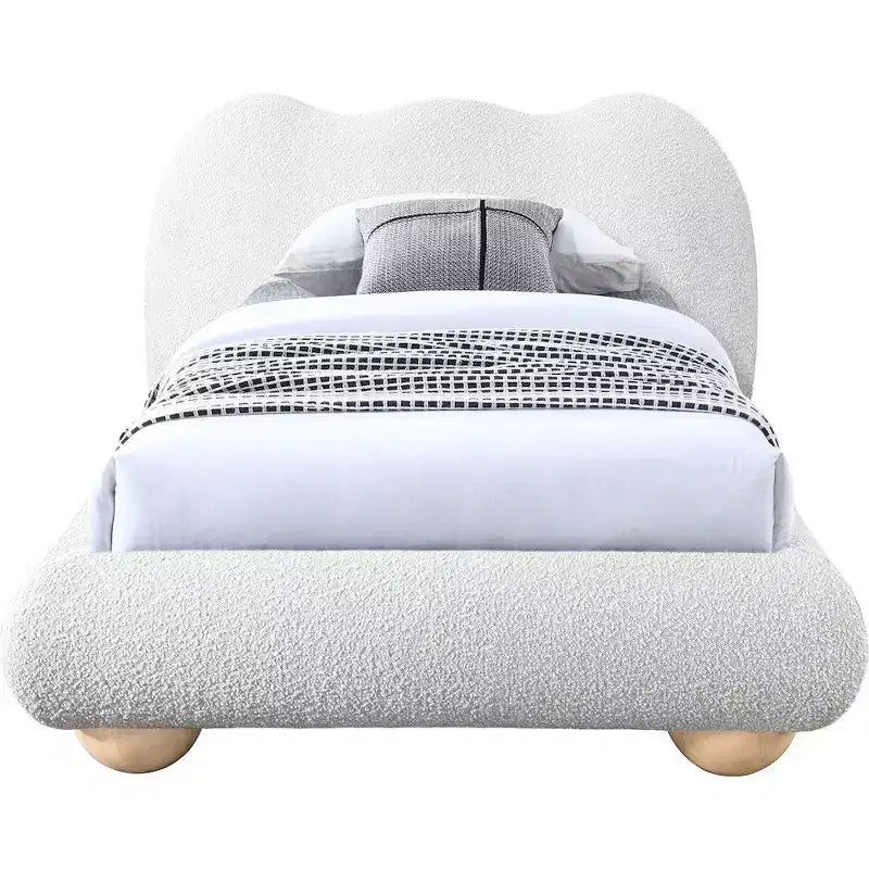 Lit en tissu bouclé Hyde, Meridian Furniture