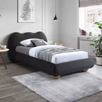 Lit en tissu bouclé Hyde, Meridian Furniture
