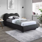 Lit en tissu bouclé Hyde, Meridian Furniture