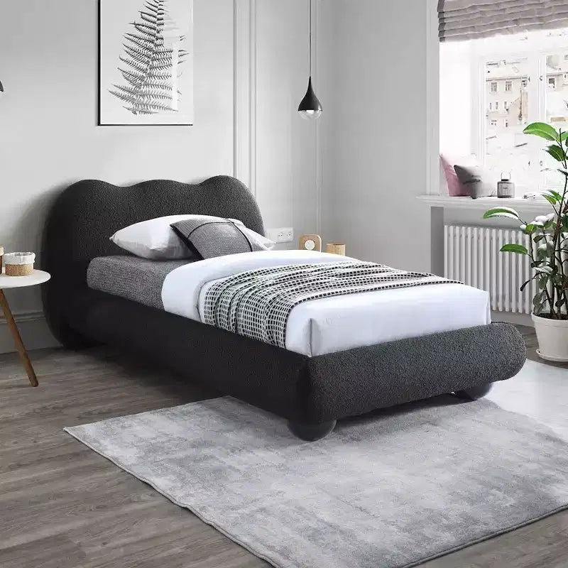 Lit en tissu bouclé Hyde, Meridian Furniture