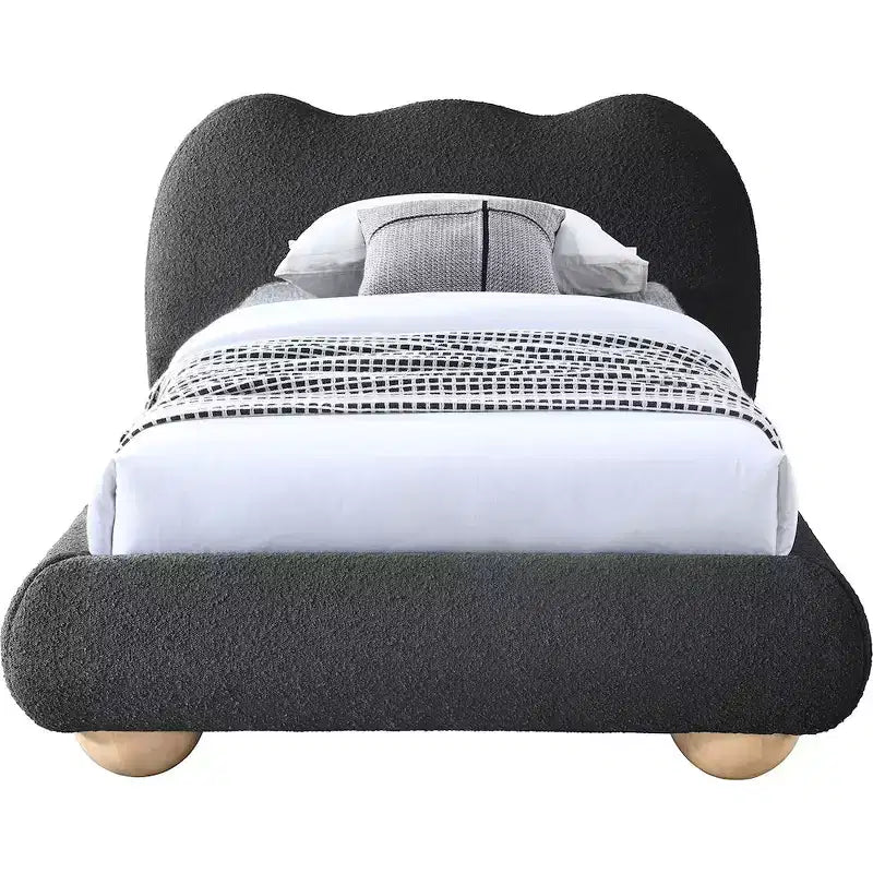 Lit en tissu bouclé Hyde, Meridian Furniture