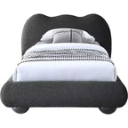 Lit en tissu bouclé Hyde, Meridian Furniture