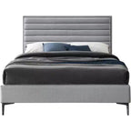 Lit texturé lin Meridian Furniture, Hunter
