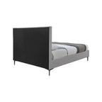 Lit texturé lin Meridian Furniture, Hunter