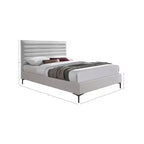 Lit texturé lin Meridian Furniture, Hunter