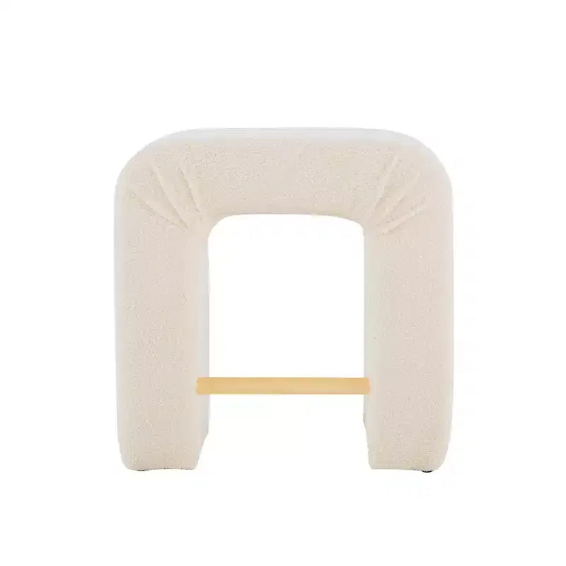 Okak 24 Tabourets de bar en boucle en U inversé Lot de 2, Chaises de salle à manger modernes avec repose-pieds, Tabourets chics pour îlot de cuisine, Salon