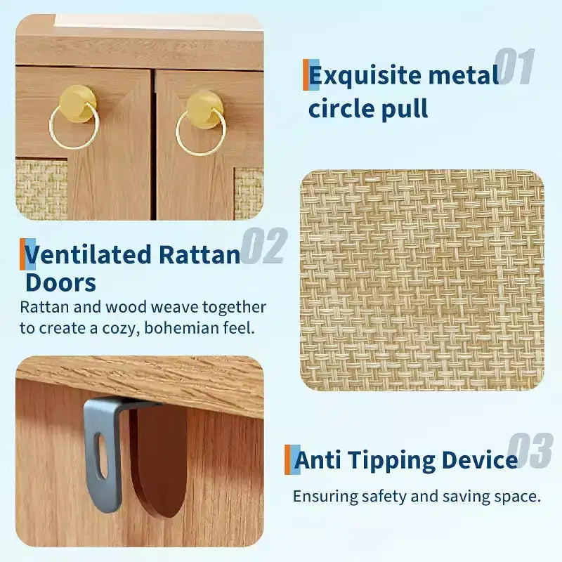 Meuble à chaussures, Meuble à chaussures de style rustique pour entrée, Organiseur à chaussures à 5 niveaux avec portes et étagères, Meuble à chaussures étroit autonome et dissimulé