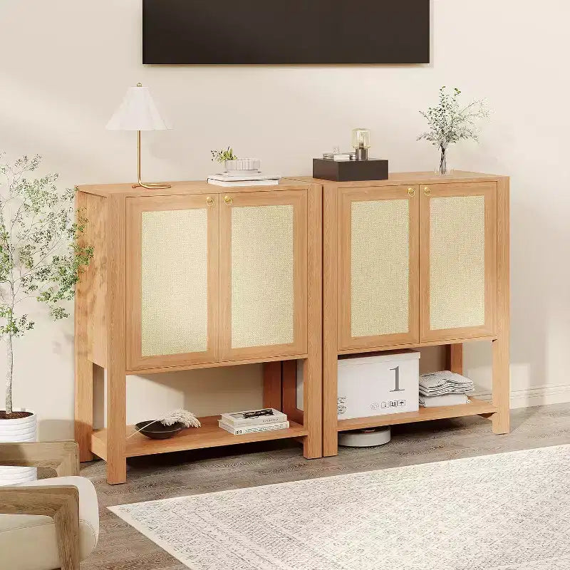 Meuble à chaussures, Meuble à chaussures de style rustique pour entrée, Organiseur à chaussures à 5 niveaux avec portes et étagères, Meuble à chaussures étroit autonome et dissimulé