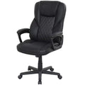 High Back Ergonomic Office Chair, PU Leather Executive Desk Chair with Adjustable Height and Swivel Wheels