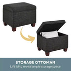 Pouf de rangement Madison HomeStock