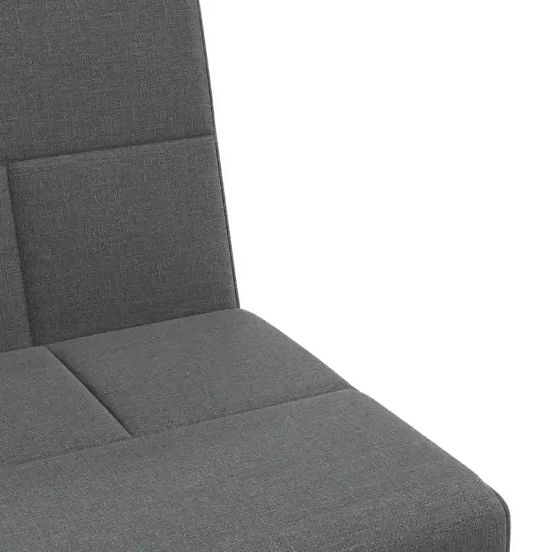 vidaXL Canapé convertible avec porte-gobelets pour salon en tissu