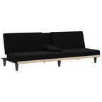 vidaXL Canapé convertible avec porte-gobelets pour salon en tissu