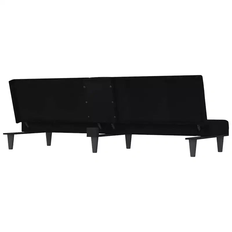 vidaXL Canapé convertible avec porte-gobelets pour salon en tissu