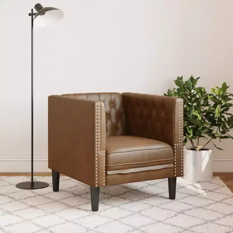 vidaXL Canapé Chesterfield Canapé Rembourré Fauteuil 3 Places Velours