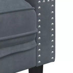 vidaXL Canapé Chesterfield Canapé Rembourré Fauteuil 3 Places Velours