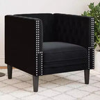 vidaXL Canapé Chesterfield Canapé Rembourré Fauteuil 3 Places Velours
