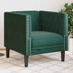 vidaXL Canapé Chesterfield Canapé Rembourré Fauteuil 3 Places Velours