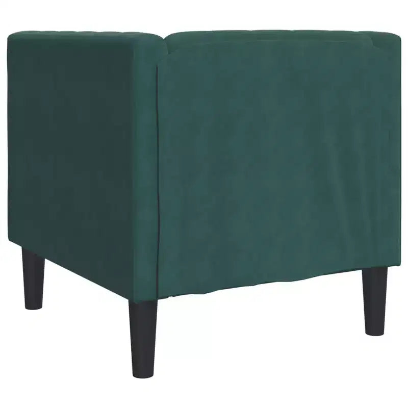 vidaXL Canapé Chesterfield Canapé Rembourré Fauteuil 3 Places Velours