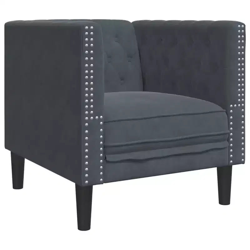 vidaXL Chesterfield Sofa Settee Upholstered Couch Armchair 3-Seater Velvet