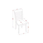 Ensemble Table et Chaises Salle à Manger Cuisine - Marron Selle - Rallonge Intégrée