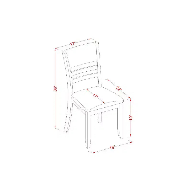 Ensemble de salle à manger/coin repas - Table et chaises rondes 3 pièces - Idéal petits espaces - Finition expresso