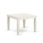 Ensemble de salle à manger antique - Table rectangulaire et 4 chaises - Dossier double en X - Confort et style