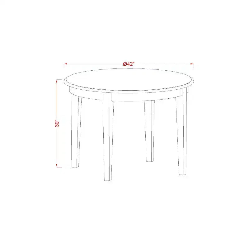 Ensemble de salle à manger moderne - Table et chaises 3 pièces - Table ovale avec rallonge papillon - Finition cappuccino
