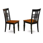 Ensemble Table Ronde de Cuisine avec Chaises - Salle à Manger 5 Pièces - Finition Blanc Lin