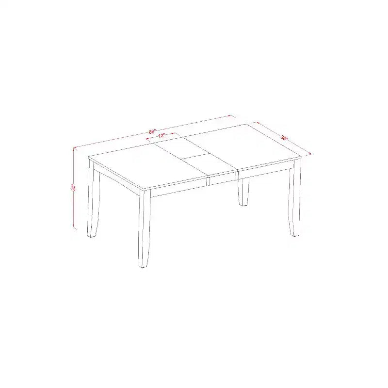 Ensemble de salon - Table à rallonge et chaises - Design Lakeside - Meubles modernes et traditionnels