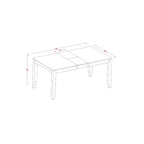 Ensemble de salon - Table à rallonge et chaises - Design Lakeside - Meubles modernes et traditionnels