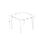 Ensemble de salle à manger hauteur comptoir - Table et chaises 4 personnes - Meubles de salle à manger de cuisine