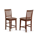 Ensemble de salle à manger hauteur comptoir - Table et chaises 5 pièces - Table de cuisine moderne avec chaises