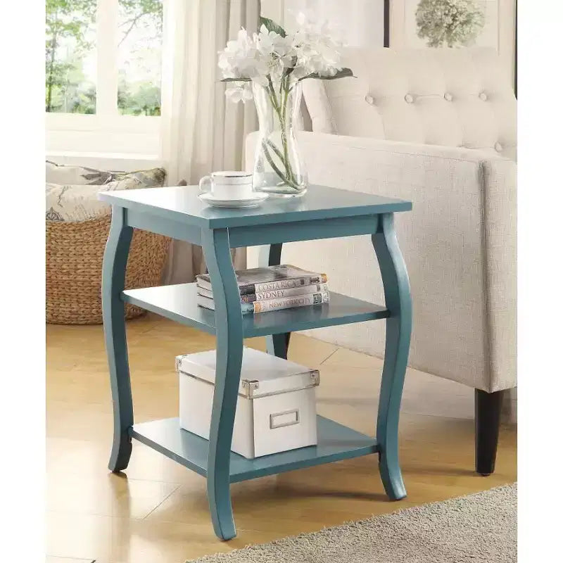 Royal Hampton End Table, Teal