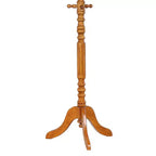 Porte-manteau vintage Okak avec 11 patères, arbre d'entrée autoportant avec conception compacte, porte-manteau pour entrée, salon, chambre, marron