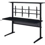 Table de jeu Royal Hampton avec port USB, noir