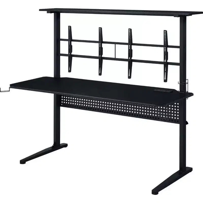 Table de jeu Royal Hampton avec port USB, noir