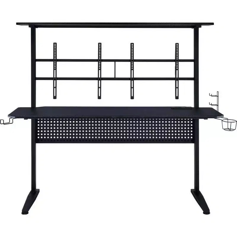 Table de jeu Royal Hampton avec port USB, noir