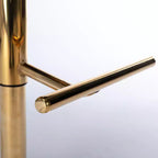 TUYOHW Lot de 2 tabourets de bar pivotants à hauteur de comptoir, chaises de bar en cuir PU avec dossier touffeté, chaises de salle à manger réglables en hauteur pour cuisine, bar à domicile